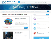 Tablet Screenshot of dxnews.com